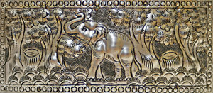THAI ELEPHANT METAL LARGE
