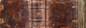 A fat leather book texture