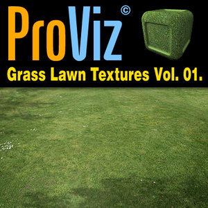 3dRender Pro-Viz Grass Lawn Vol. 01