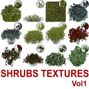Cut-out Shrubs Vol1