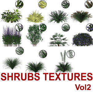 Cut-out Shrubs Vol2