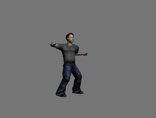 Motion Character Studio Biped hook punch animation