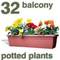 Cut Out - 32 balcony plants