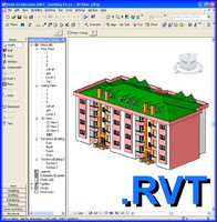 Revit building model 01