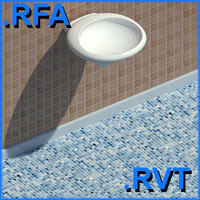 revit plumbing fixtures sink 04 2D&3D