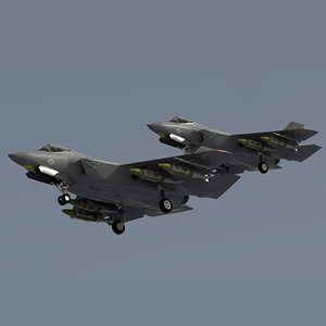 F-35 CF-1 Lightning II (low polygon) preview