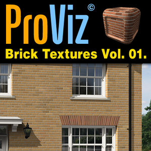 3dRender Pro-Viz Brick Wall Vol. 01