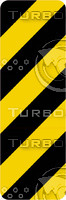 Caution Stripes 4a Sign