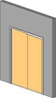 Building Revit Family double flush door