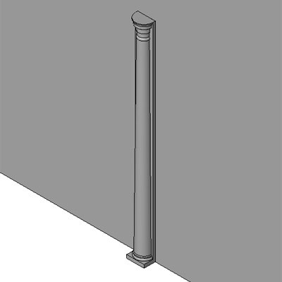 Building Revit Family column pilaster