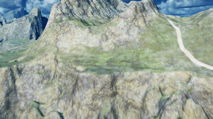 3d Mountain Flyover