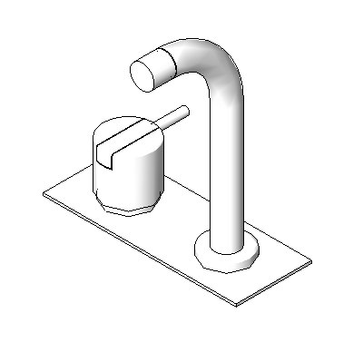 Faucet Rvt File Building Revit Family faucet Plumbing fixture