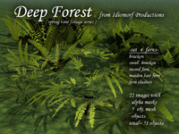 Idiomorf Deep Forest set-4 Ferns
