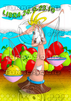 horoscope cartoon character  - libra