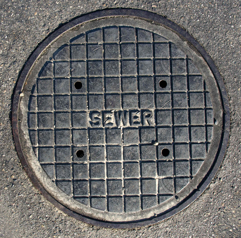 Texture Other sewer lid drain