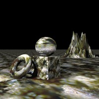 Abstract Organic Soil