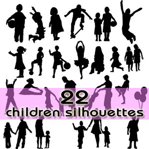 Children Silhouettes