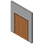 Building Revit Family wood door bifold