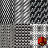Carbon fiber 6 texture collections.