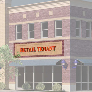 Cast Stone Tenant Signage