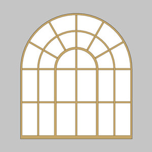 Decorative Arch Window