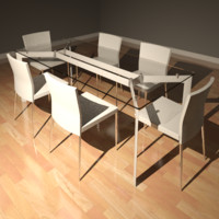 Prism Table & Miles Chairs