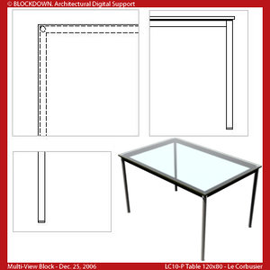 LC10-P Table 120x80 Multi-View Block