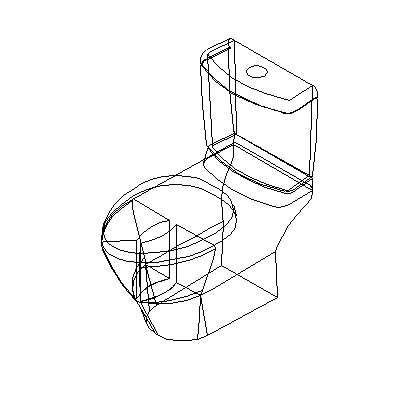 Building Revit Family toto aquia toilet