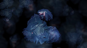 Blue Growing Roses