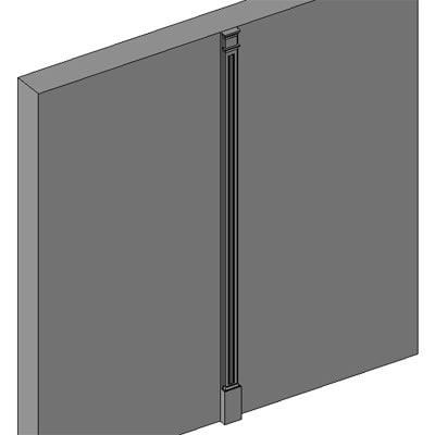 Building Revit Family square pilaster plinth