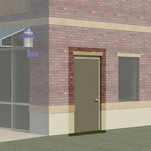 Hollow Metal Swing Door, Single