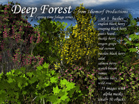 Idiomorf Deep Forest set 3-bushes