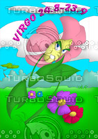 horoscope cartoon character  - virgo