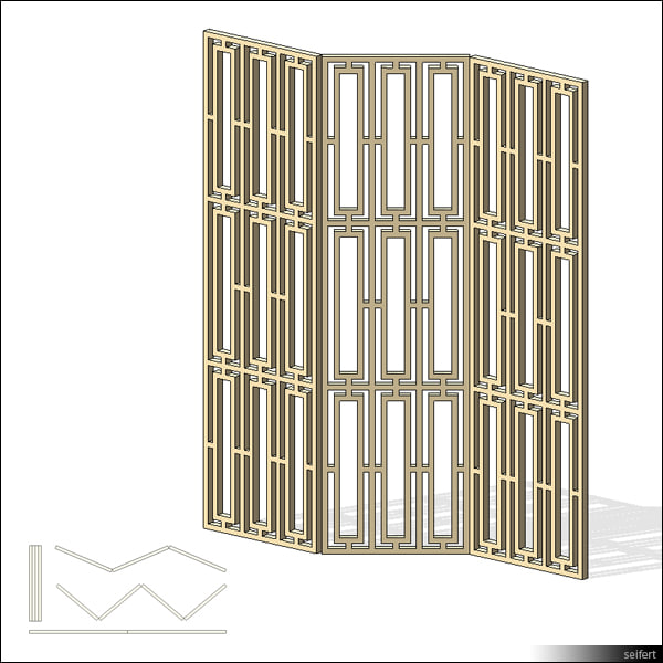Building Revit Family room divider partition