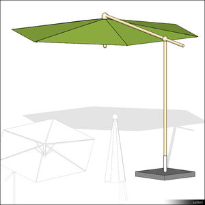 Beach Umbrella Cantilever 00925se