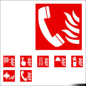 2D Symbol Fire Signs 00933se