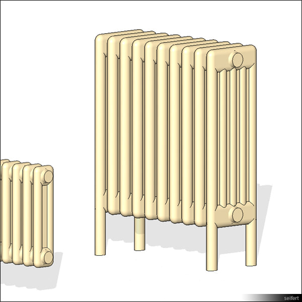 Building Revit Family radiator mechanical hvac