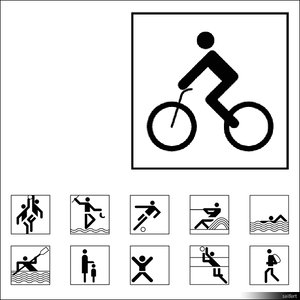 2D Symbol Leisure and Sports 00952se