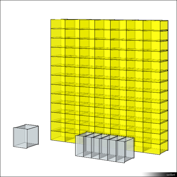 Building Revit Family glass block wall