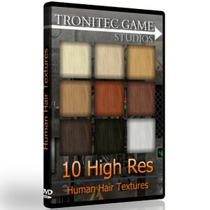 10 High Res Human Hair Textures