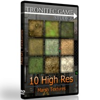 10 High Res Marsh Textures