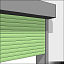 Building Revit Family shutter roller window