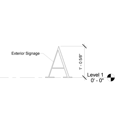 Building Revit Family Font Letter Text
