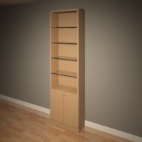 Shelving with Base Cabinet