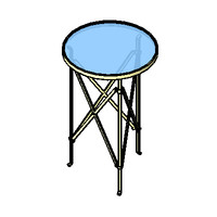 Directoire Table Rnd