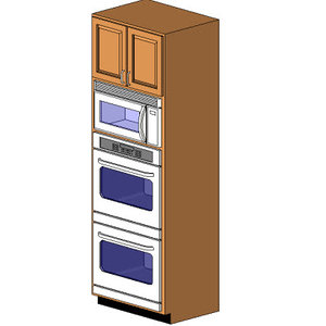 Double Oven w Cab and Micro