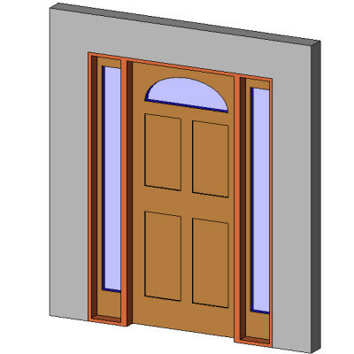 Building Revit Family 3d Door