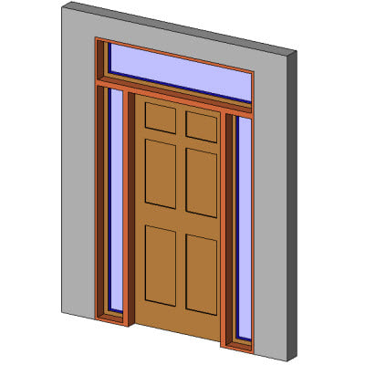 Building Revit Family 3d Door