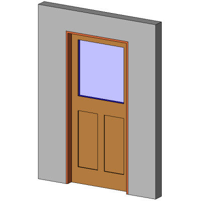 Building Revit Family 3d Door