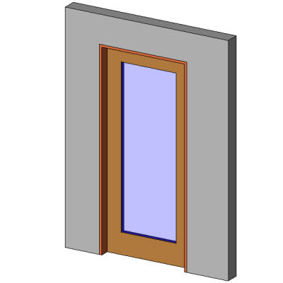 Building Revit Family 3d Door